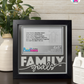 Family Goals - Crafted Memoirs Photo Frame By Printhaws Creations, Matte Black Frame In Obsidian Black, Nightfall Affection Theme (Dark, Timeless), 8x8 Frame Holds (4R) Photo -  For Family Moments Together