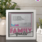 Family Goals - Crafted Memoirs Photo Frame By Printhaws Creations, Matte White Frame In Quartz Pink, Morning Harmony Theme (Light, Timeless), 8x8 Frame Holds (4R) Photo -  For Family Moments Together