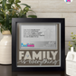 Family Is Everything - Crafted Memoirs Photo Frame By Printhaws Creations, Matte Black Frame In Boulder Brown, Heirloom Glory Theme (Vintage, Timeless), 8x8 Frame Holds (4R) Photo -  For Family Moments Together