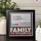 Family Is Everything - Crafted Memoirs Photo Frame By Printhaws Creations, Matte Black Frame In Garnet Red, Heirloom Glory Theme (Vintage, Timeless), 8x8 Frame Holds (4R) Photo -  For Family Moments Together
