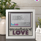 Generations Of Love - Crafted Memoirs Photo Frame By Printhaws Creations, Matte White Frame In Amethyst Purple, Heirloom Glory Theme (Vintage, Timeless), 8x8 Frame Holds (4R) Photo -  For Family Moments Together