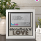 Generations Of Love - Crafted Memoirs Photo Frame By Printhaws Creations, Matte White Frame In Boulder Brown, Heirloom Glory Theme (Vintage, Timeless), 8x8 Frame Holds (4R) Photo -  For Family Moments Together