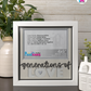 Generations Of Love - Crafted Memoirs Photo Frame By Printhaws Creations, Matte White Frame In Diamond White, Heirloom Glory Theme (Vintage, Timeless), 8x8 Frame Holds (4R) Photo -  For Family Moments Together