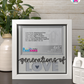 Generations Of Love - Crafted Memoirs Photo Frame By Printhaws Creations, Matte White Frame In Moonstone Gray, Morning Harmony Theme (Light, Timeless), 8x8 Frame Holds (4R) Photo -  For Family Moments Together
