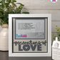 Generations Of Love - Crafted Memoirs Photo Frame By Printhaws Creations, Matte White Frame In Moonstone Gray, Heirloom Glory Theme (Vintage, Timeless), 8x8 Frame Holds (4R) Photo -  For Family Moments Together