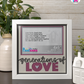 Generations Of Love - Crafted Memoirs Photo Frame By Printhaws Creations, Matte White Frame In Quartz Pink, Heirloom Glory Theme (Vintage, Timeless), 8x8 Frame Holds (4R) Photo -  For Family Moments Together