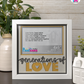 Generations Of Love - Crafted Memoirs Photo Frame By Printhaws Creations, Matte White Frame In Topaz Yellow, Heirloom Glory Theme (Vintage, Timeless), 8x8 Frame Holds (4R) Photo -  For Family Moments Together