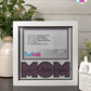 I Love You Mom - Crafted Memoirs Photo Frame By Printhaws Creations, Matte White Frame, In A Refined Range Of Colors, 8x8 Frame Holds (4R) Photo - For Mom