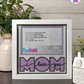 I Love You Mom - Crafted Memoirs Photo Frame By Printhaws Creations, Matte White Frame, In A Refined Range Of Colors, 8x8 Frame Holds (4R) Photo - For Mom