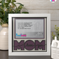 I Love You Mom - Crafted Memoirs Photo Frame By Printhaws Creations, Matte White Frame, In A Refined Range Of Colors, 8x8 Frame Holds (4R) Photo - For Mom