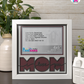 I Love You Mom - Crafted Memoirs Photo Frame By Printhaws Creations, Matte White Frame, In A Refined Range Of Colors, 8x8 Frame Holds (4R) Photo - For Mom