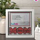 I Love You Mom - Crafted Memoirs Photo Frame By Printhaws Creations, Matte White Frame, In A Refined Range Of Colors, 8x8 Frame Holds (4R) Photo - For Mom