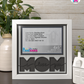 I Love You Mom - Crafted Memoirs Photo Frame By Printhaws Creations, Matte White Frame, In A Refined Range Of Colors, 8x8 Frame Holds (4R) Photo - For Mom