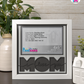 I Love You Mom - Crafted Memoirs Photo Frame By Printhaws Creations, Matte White Frame, In A Refined Range Of Colors, 8x8 Frame Holds (4R) Photo - For Mom