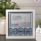I Love You Mom - Crafted Memoirs Photo Frame By Printhaws Creations, Matte White Frame, In A Refined Range Of Colors, 8x8 Frame Holds (4R) Photo - For Mom