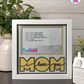 I Love You Mom - Crafted Memoirs Photo Frame By Printhaws Creations, Matte White Frame, In A Refined Range Of Colors, 8x8 Frame Holds (4R) Photo - For Mom