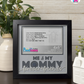 Me And Mommy Forever Friends - Crafted Memoirs Photo Frame By Printhaws Creations, Matte Black Frame, In A Refined Range Of Colors, 8x8 Frame Holds (4R) Photo - For Mom