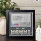 Me And Mommy Forever Friends - Crafted Memoirs Photo Frame By Printhaws Creations, Matte Black Frame, In A Refined Range Of Colors, 8x8 Frame Holds (4R) Photo - For Mom