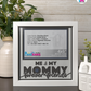 Me And Mommy Forever Friends - Crafted Memoirs Photo Frame By Printhaws Creations, Matte White Frame, In A Refined Range Of Colors, 8x8 Frame Holds (4R) Photo - For Mom