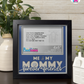 Me And Mommy Forever Friends - Crafted Memoirs Photo Frame By Printhaws Creations, Matte Black Frame, In A Refined Range Of Colors, 8x8 Frame Holds (4R) Photo - For Mom