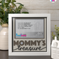 Mommy's Treasure - Crafted Memoirs Photo Frame By Printhaws Creations, Matte White Frame, In A Refined Range Of Colors, 8x8 Frame Holds (4R) Photo - For Mom