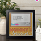 Mommy's Treasure - Crafted Memoirs Photo Frame By Printhaws Creations, Matte Black Frame, In A Refined Range Of Colors, 8x8 Frame Holds (4R) Photo - For Mom