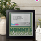 Mommy's Treasure - Crafted Memoirs Photo Frame By Printhaws Creations, Matte Black Frame, In A Refined Range Of Colors, 8x8 Frame Holds (4R) Photo - For Mom