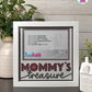 Mommy's Treasure - Crafted Memoirs Photo Frame By Printhaws Creations, Matte White Frame, In A Refined Range Of Colors, 8x8 Frame Holds (4R) Photo - For Mom