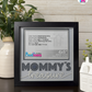 Mommy's Treasure - Crafted Memoirs Photo Frame By Printhaws Creations, Matte Black Frame, In A Refined Range Of Colors, 8x8 Frame Holds (4R) Photo - For Mom