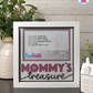 Mommy's Treasure - Crafted Memoirs Photo Frame By Printhaws Creations, Matte White Frame, In A Refined Range Of Colors, 8x8 Frame Holds (4R) Photo - For Mom