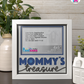 Mommy's Treasure - Crafted Memoirs Photo Frame By Printhaws Creations, Matte White Frame, In A Refined Range Of Colors, 8x8 Frame Holds (4R) Photo - For Mom