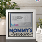 Mommy's Treasure - Crafted Memoirs Photo Frame By Printhaws Creations, Matte White Frame, In A Refined Range Of Colors, 8x8 Frame Holds (4R) Photo - For Mom