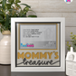 Mommy's Treasure - Crafted Memoirs Photo Frame By Printhaws Creations, Matte White Frame, In A Refined Range Of Colors, 8x8 Frame Holds (4R) Photo - For Mom