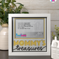 Mommy's Treasures - Crafted Memoirs Photo Frame By Printhaws Creations, Matte White Frame, In A Refined Range Of Colors, 8x8 Frame Holds (4R) Photo - For Mom