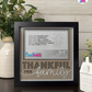 Thankful For Family - Crafted Memoirs Photo Frame By Printhaws Creations, Matte Black Frame In Boulder Brown, Morning Harmony Theme (Light, Timeless), 8x8 Frame Holds (4R) Photo -  For Family Moments Together