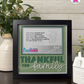 Thankful For Family - Crafted Memoirs Photo Frame By Printhaws Creations, Matte Black Frame In Emerald Green, Morning Harmony Theme (Light, Timeless), 8x8 Frame Holds (4R) Photo -  For Family Moments Together