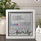 Thankful For Family - Crafted Memoirs Photo Frame By Printhaws Creations, Matte White Frame In Moonstone Gray, Morning Harmony Theme (Light, Timeless), 8x8 Frame Holds (4R) Photo -  For Family Moments Together