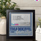 Thankful For Family - Crafted Memoirs Photo Frame By Printhaws Creations, Matte Black Frame In Sapphire Blue, Morning Harmony Theme (Light, Timeless), 8x8 Frame Holds (4R) Photo -  For Family Moments Together