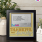 Thankful For Family - Crafted Memoirs Photo Frame By Printhaws Creations, Matte Black Frame In Topaz Yellow, Morning Harmony Theme (Light, Timeless), 8x8 Frame Holds (4R) Photo -  For Family Moments Together