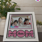 We Love You Mom - Crafted Memoirs Photo Frame By Printhaws Creations, Matte White Frame, In A Refined Range Of Colors, 8x8 Frame Holds (4R) Photo - For Mom