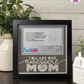 You Are One Awesome Mom - Crafted Memoirs Photo Frame By Printhaws Creations, Matte Black Frame, In A Refined Range Of Colors, 8x8 Frame Holds (4R) Photo - For Mom