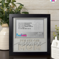 You Are One Awesome Mom - Crafted Memoirs Photo Frame By Printhaws Creations, Matte Black Frame, In A Refined Range Of Colors, 8x8 Frame Holds (4R) Photo - For Mom