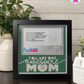You Are One Awesome Mom - Crafted Memoirs Photo Frame By Printhaws Creations, Matte Black Frame, In A Refined Range Of Colors, 8x8 Frame Holds (4R) Photo - For Mom