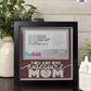 You Are One Awesome Mom - Crafted Memoirs Photo Frame By Printhaws Creations, Matte Black Frame, In A Refined Range Of Colors, 8x8 Frame Holds (4R) Photo - For Mom