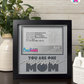 You Are One Awesome Mom - Crafted Memoirs Photo Frame By Printhaws Creations, Matte Black Frame, In A Refined Range Of Colors, 8x8 Frame Holds (4R) Photo - For Mom