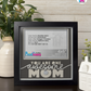 You Are One Awesome Mom - Crafted Memoirs Photo Frame By Printhaws Creations, Matte Black Frame, In A Refined Range Of Colors, 8x8 Frame Holds (4R) Photo - For Mom