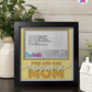 You Are One Awesome Mom - Crafted Memoirs Photo Frame By Printhaws Creations, Matte Black Frame, In A Refined Range Of Colors, 8x8 Frame Holds (4R) Photo - For Mom