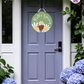 Ladybug - Spring Door Hanger By Printhaws Creations, 16" Round Wooden Front Door Sign, Layered Hand-Painted Entryway Decor