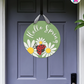 Ladybug - Spring Door Hanger By Printhaws Creations, 16" Round Wooden Front Door Sign, Layered Hand-Painted Entryway Decor