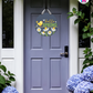 Yellow Bird - Spring Door Hanger By Printhaws Creations, 16" Round Wooden Front Door Sign, Layered Hand-Painted Entryway Decor